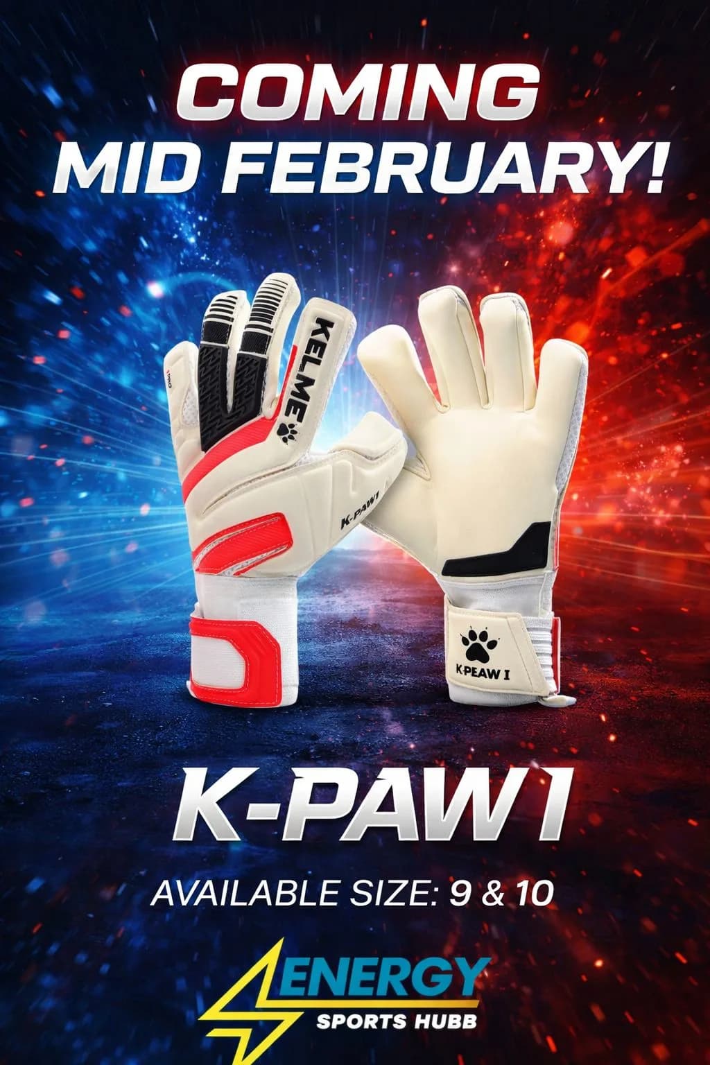 KELME K-Paw 1 Goalkeeper Gloves